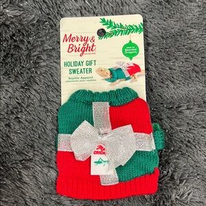 New Bearded Dragon Holiday Present Ugly Sweater